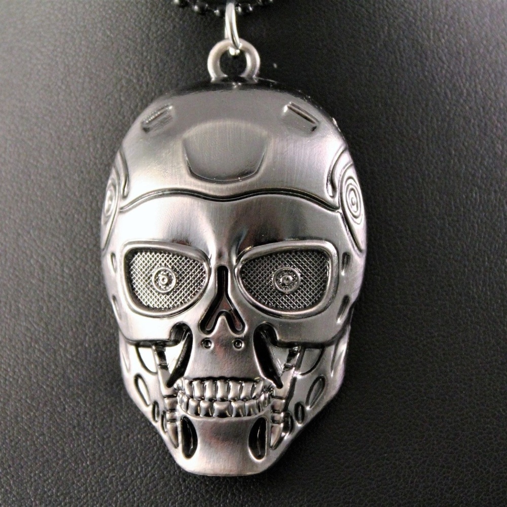 The Terminator T-800 Skull Pendant Necklace